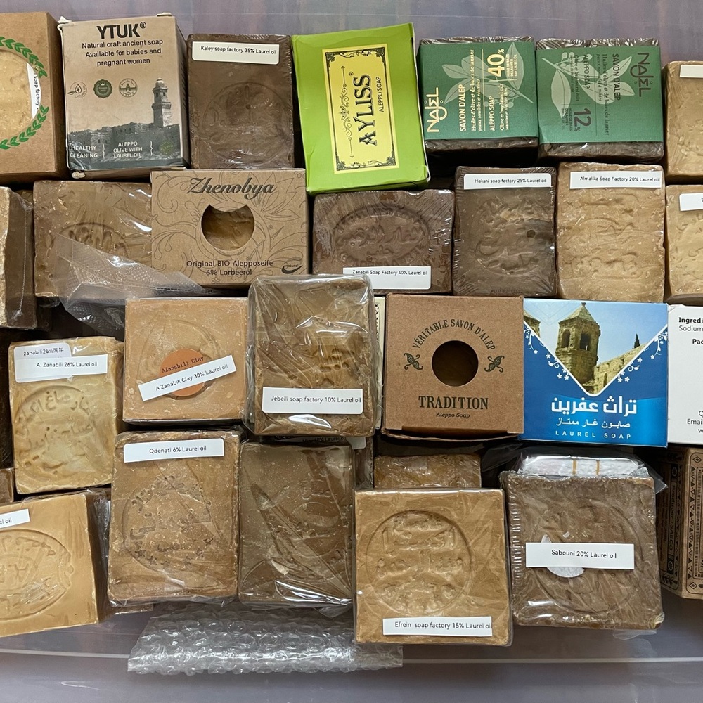 10 bars of Aleppo Laurel Oil Soap